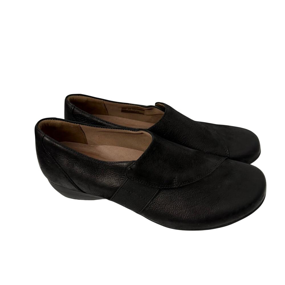 Dansko Fae Shoes Womens Size 9 Black Leather Slip On Comfort 39